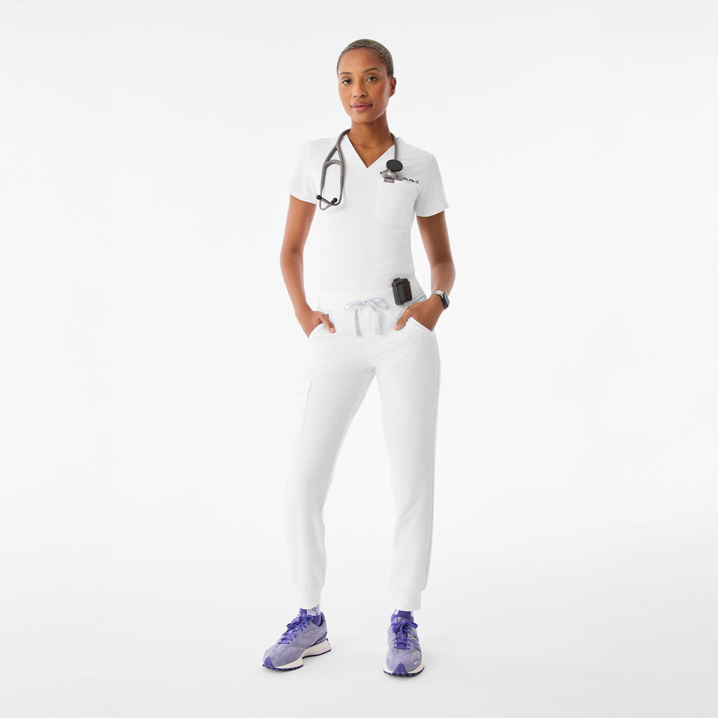 Zamora Jogger Scrub Pant™ - Optic White