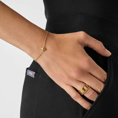 Anatomical Heart Bracelet - Gold
