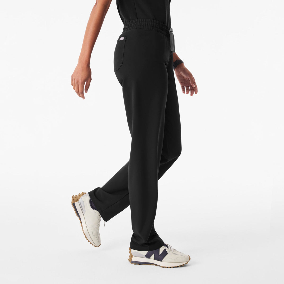 Livingston Ruched Straight-Leg Scrub Pant™ - Black