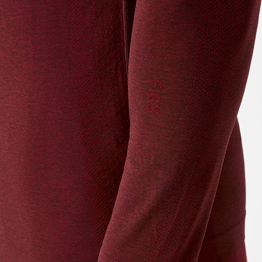 Makato Seamless Long-Sleeve Underscrub - Burgundy