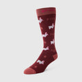 FIGS Compression Socks - Trauma Llama/Burgundy