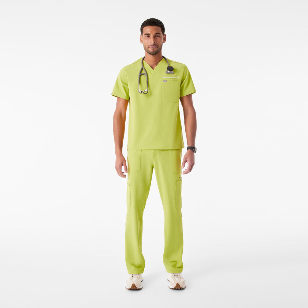 Leon Scrub Top™ - Celery