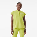 Rafaela Oversized Scrub Top™ - Celery