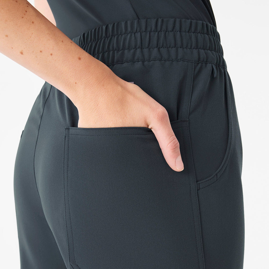Roslyn Wide-Leg Scrub Pant - Dark Harbor