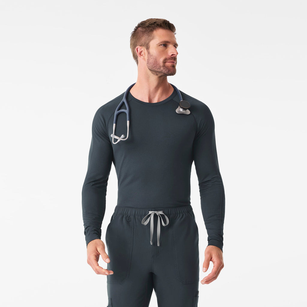 Makato Seamless Long-Sleeve Underscrub - Dark Harbor