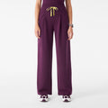 Shelby Ultra-High-Rise Wide-Leg Scrub Pant - Deep Purple