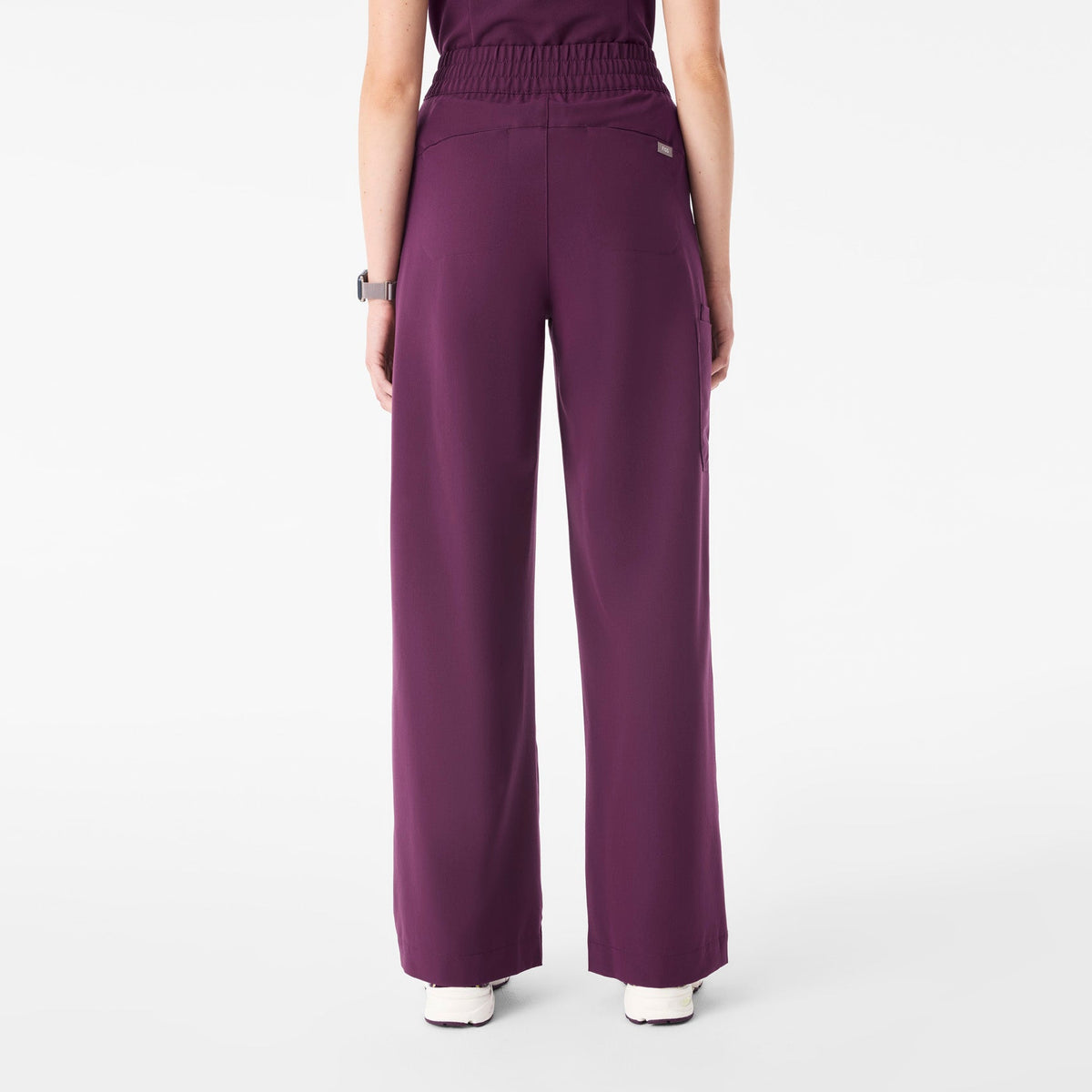 Shelby Ultra-High-Rise Wide-Leg Scrub Pant - Deep Purple