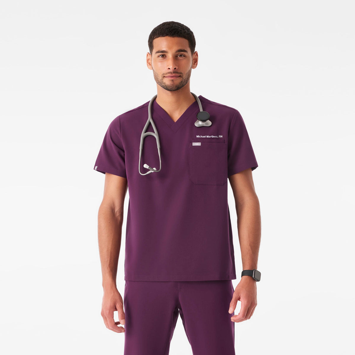 Leon Scrub Top™ - Deep Purple