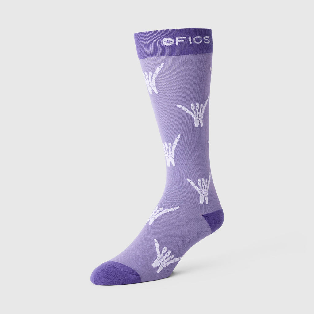 FIGS Compression Socks - Bone To Be Wild/Purple Haze