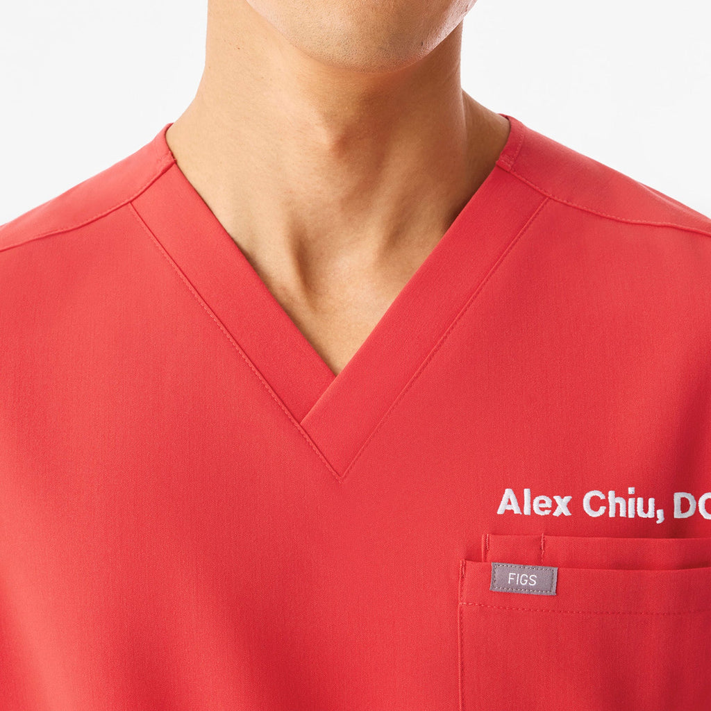 Leon Scrub Top™ - Hibiscus