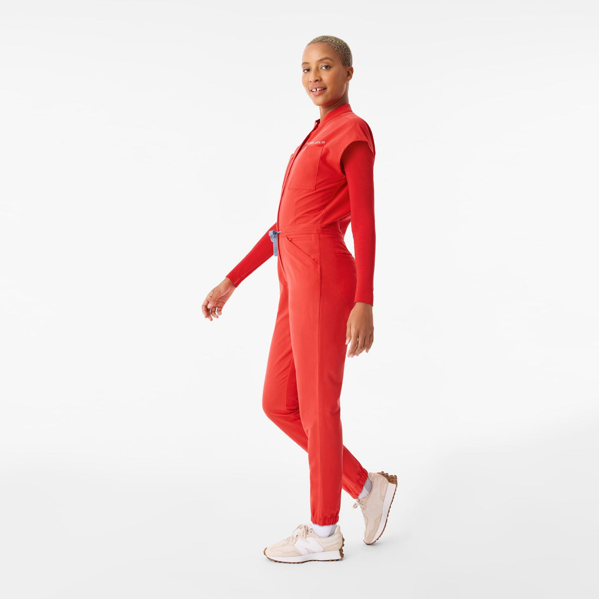 Rafaela Jogger ScrubJumpsuit™ - Hibiscus