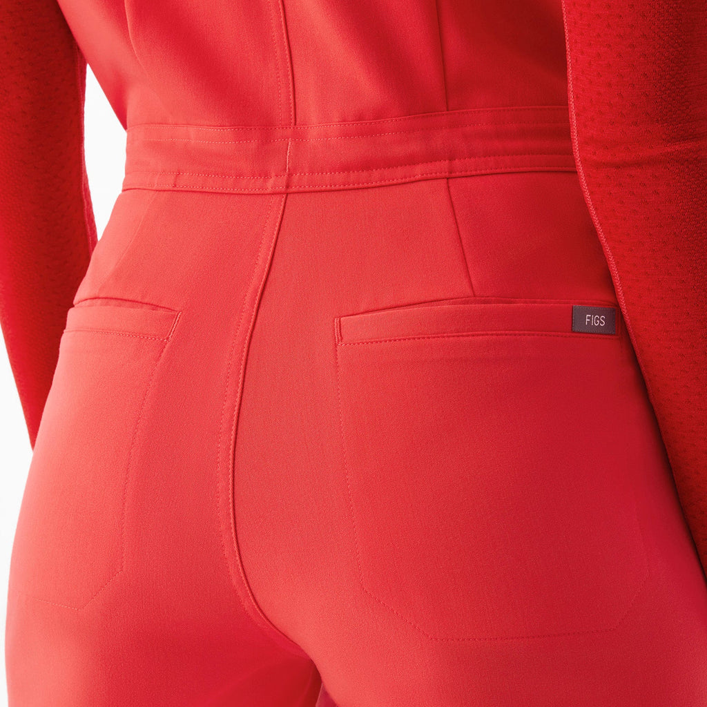 Rafaela Jogger ScrubJumpsuit™ - Hibiscus