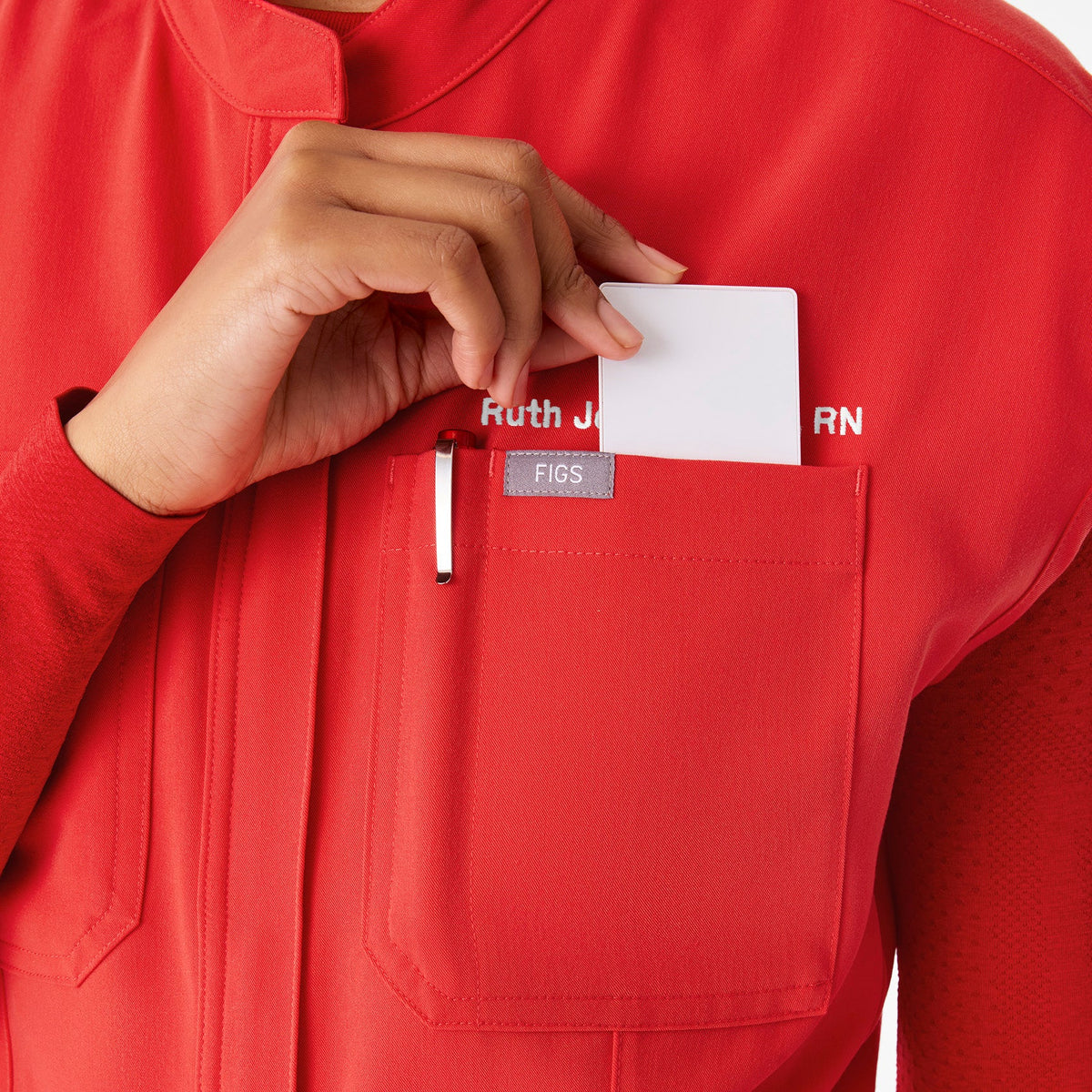 Rafaela Jogger ScrubJumpsuit™ - Hibiscus
