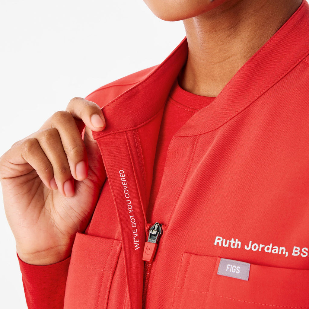 Rafaela Jogger ScrubJumpsuit™ - Hibiscus