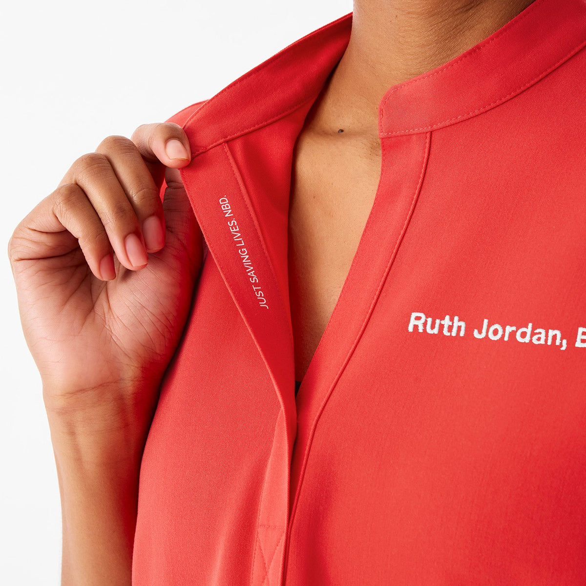 Rafaela Oversized Scrub Top™ - Hibiscus