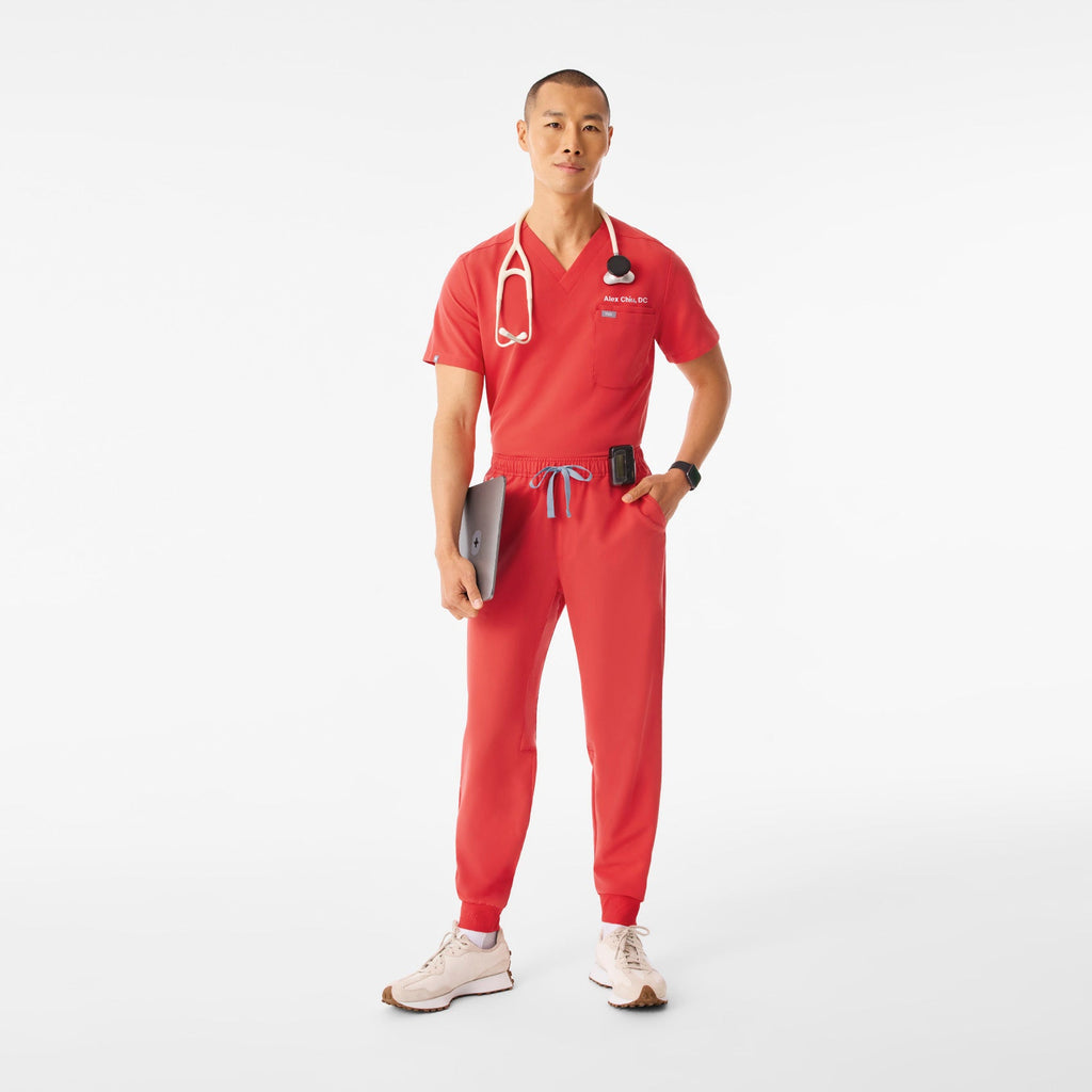 Tansen Jogger Scrub Pant™ - Hibiscus