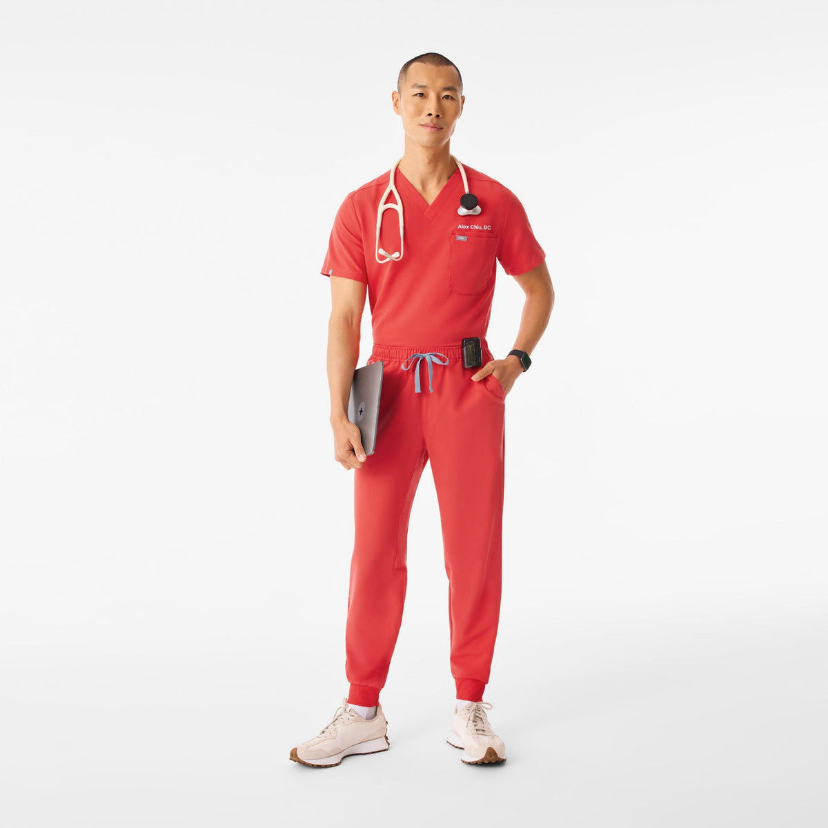 Tansen Jogger Scrub Pant™ - Hibiscus