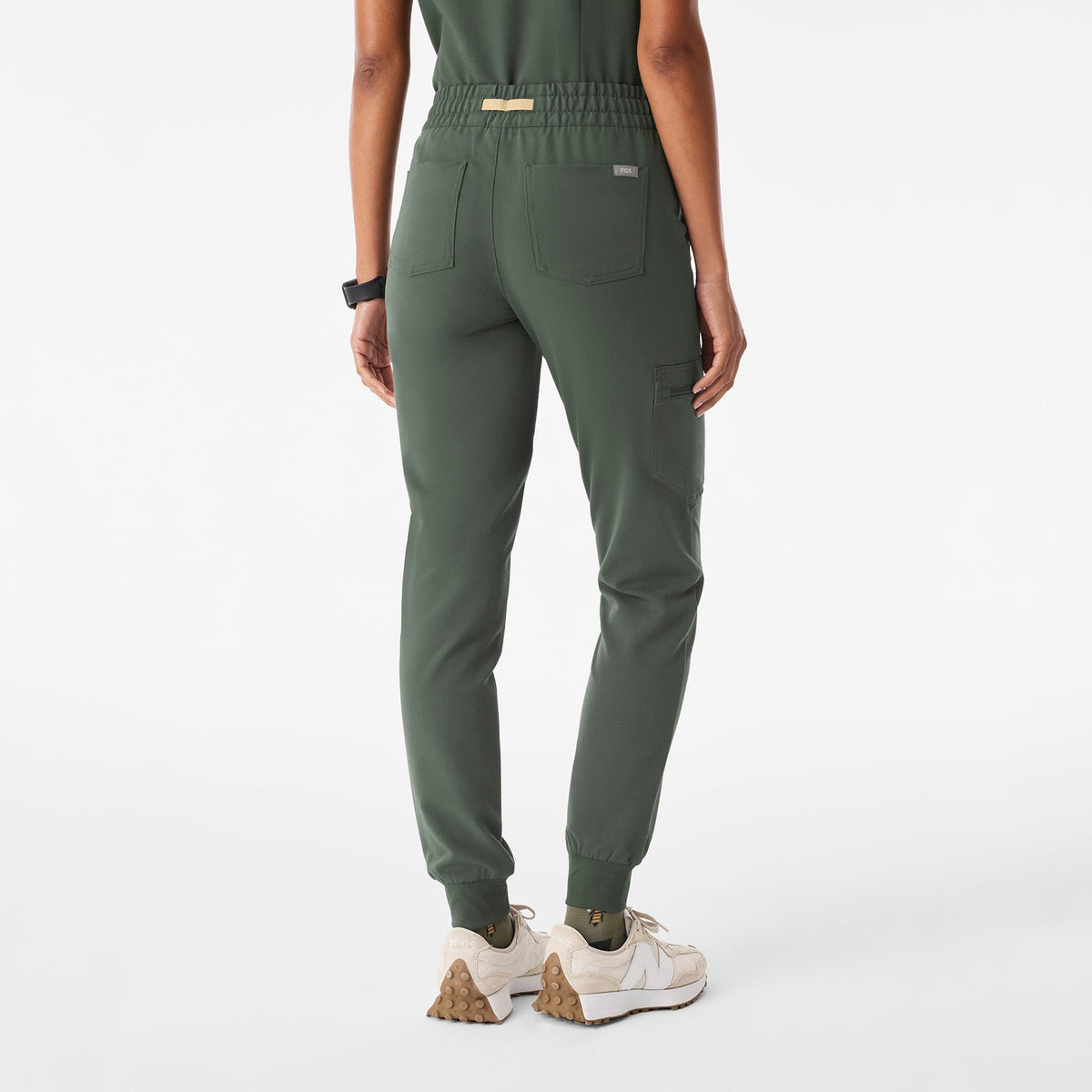 Zamora Ruched Jogger Scrub Pant™ - Moss