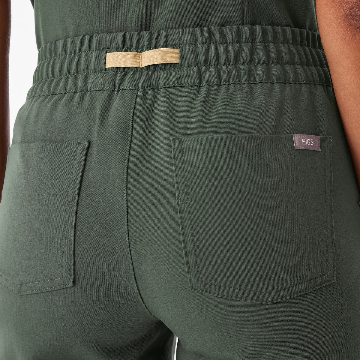 Zamora Ruched Jogger Scrub Pant™ - Moss