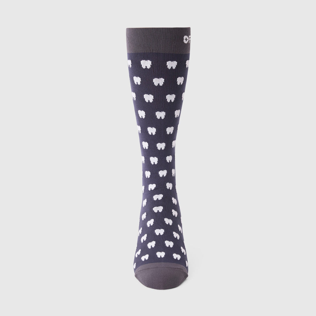 FIGS Compression Socks - Tooth/Navy