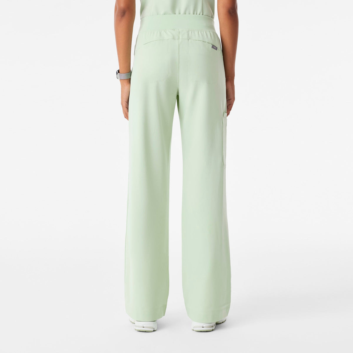 Isabel High-Rise Wide-Leg Scrub Pant - Sagewater