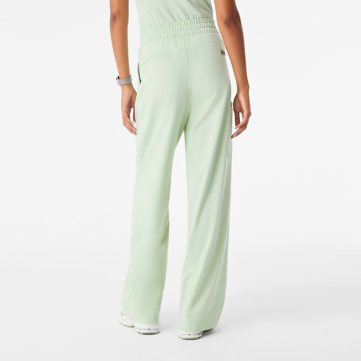 Shelby Ultra-High-Rise Wide-Leg Scrub Pant - Sagewater