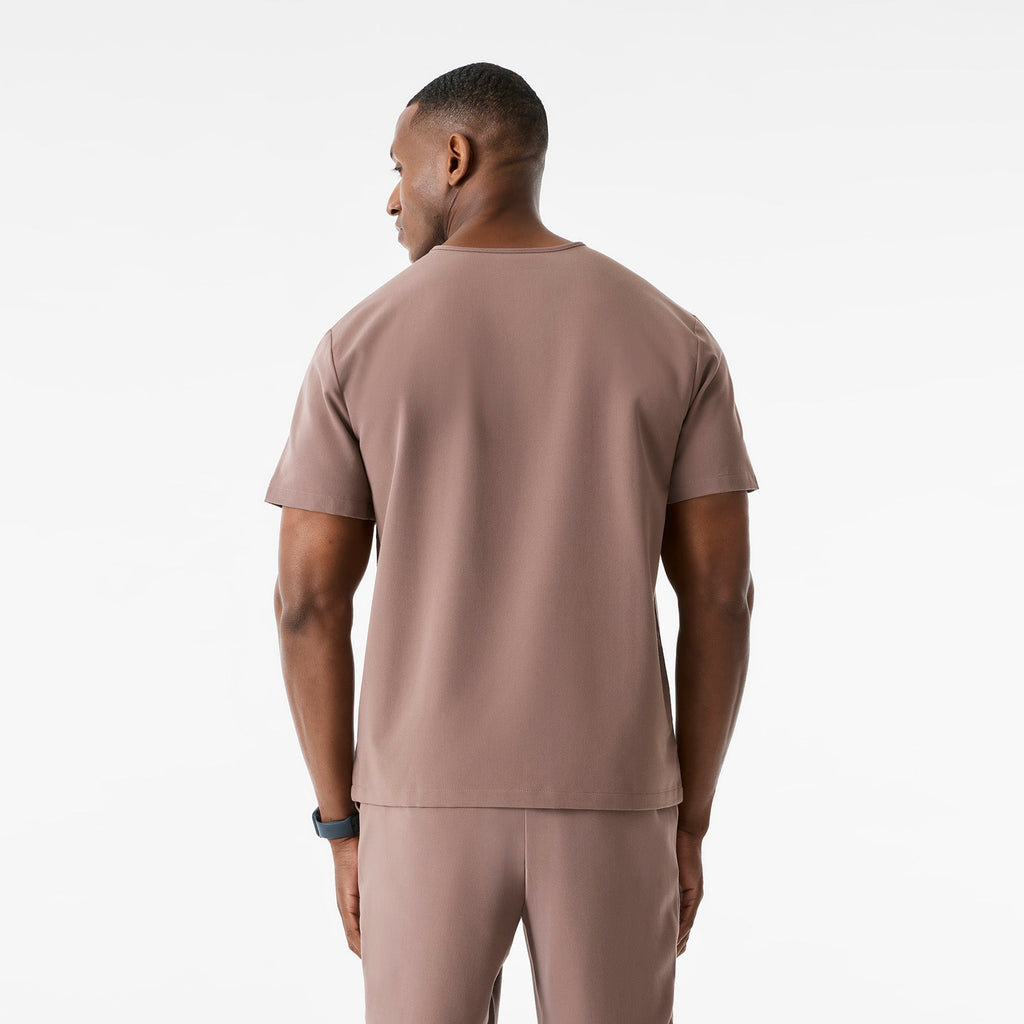 Leon Scrub Top™ - Smokey Taupe