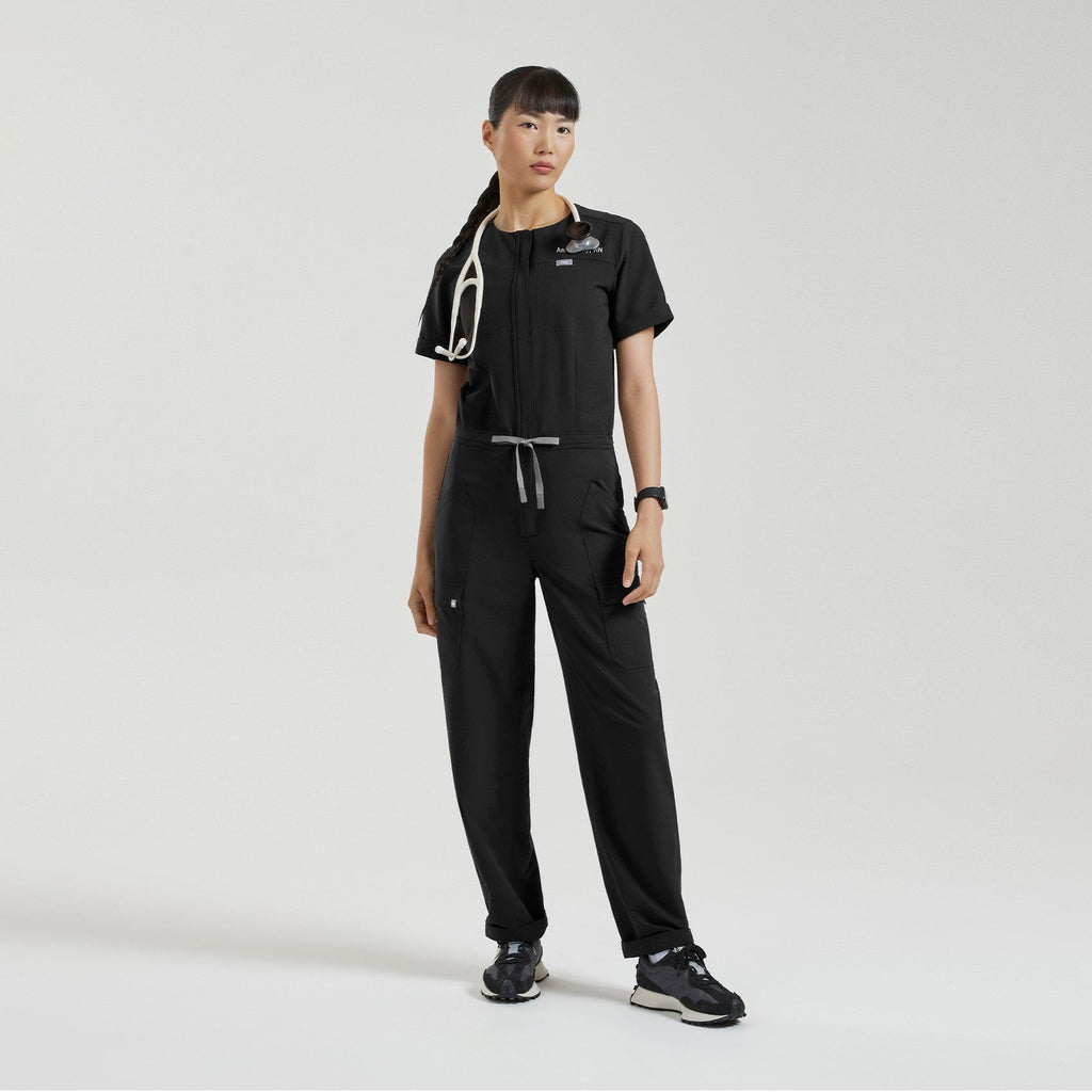 Castella Barrel ScrubJumpsuit™ - Black