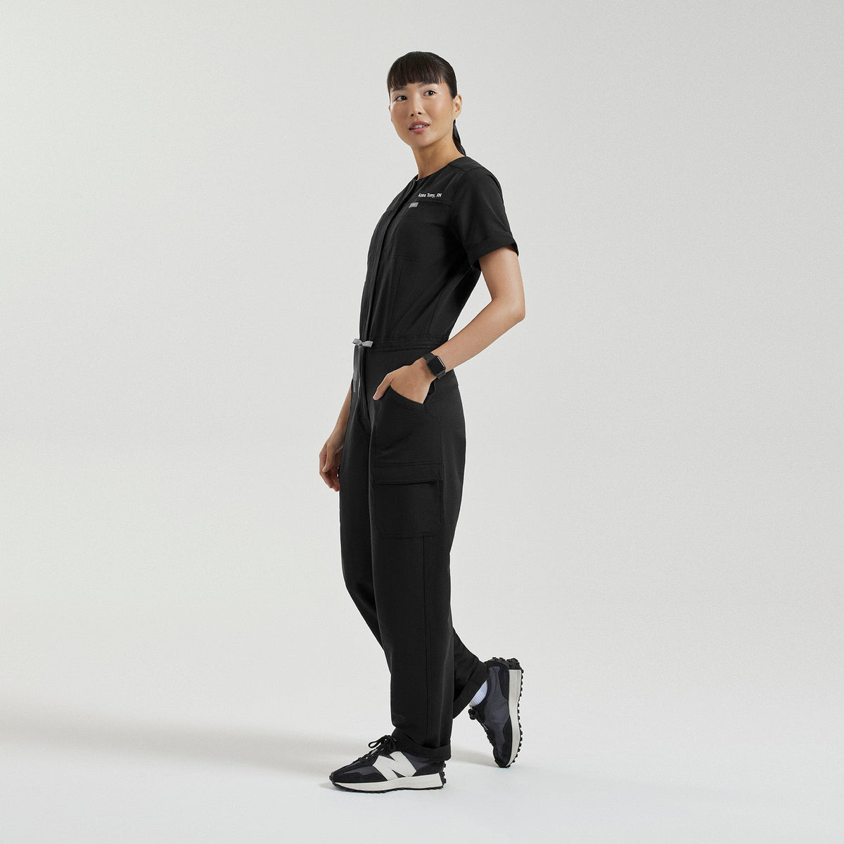 Castella Barrel ScrubJumpsuit™ - Black
