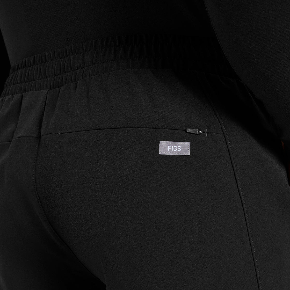 Everett Straight-Leg Scrub Pant - Black