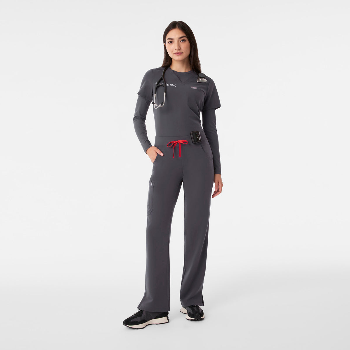 Kade Straight-Leg Scrub Pant™ - Charcoal