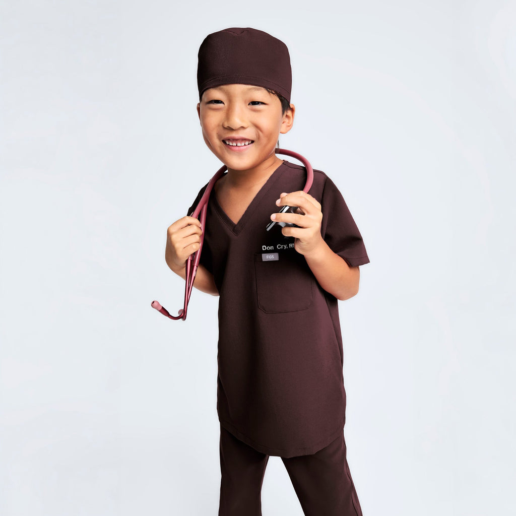 Kids’ Scrub Cap - Espresso