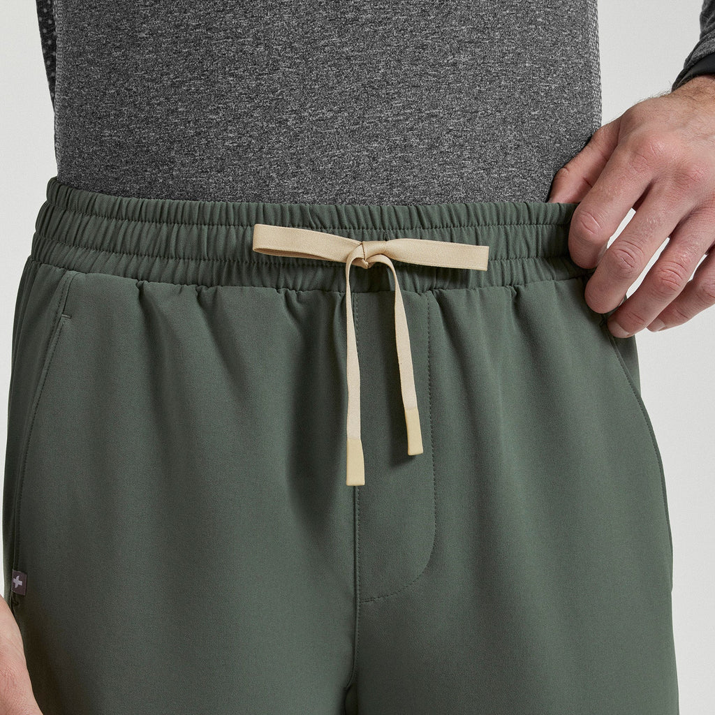 Everett Straight-Leg Scrub Pant - Moss