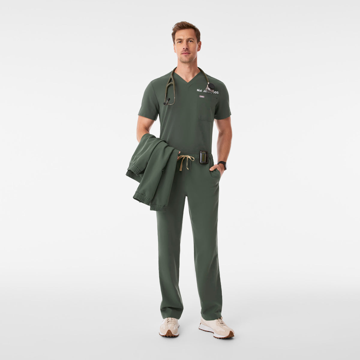 Pisco Straight-Leg Scrub Pant™ - Moss