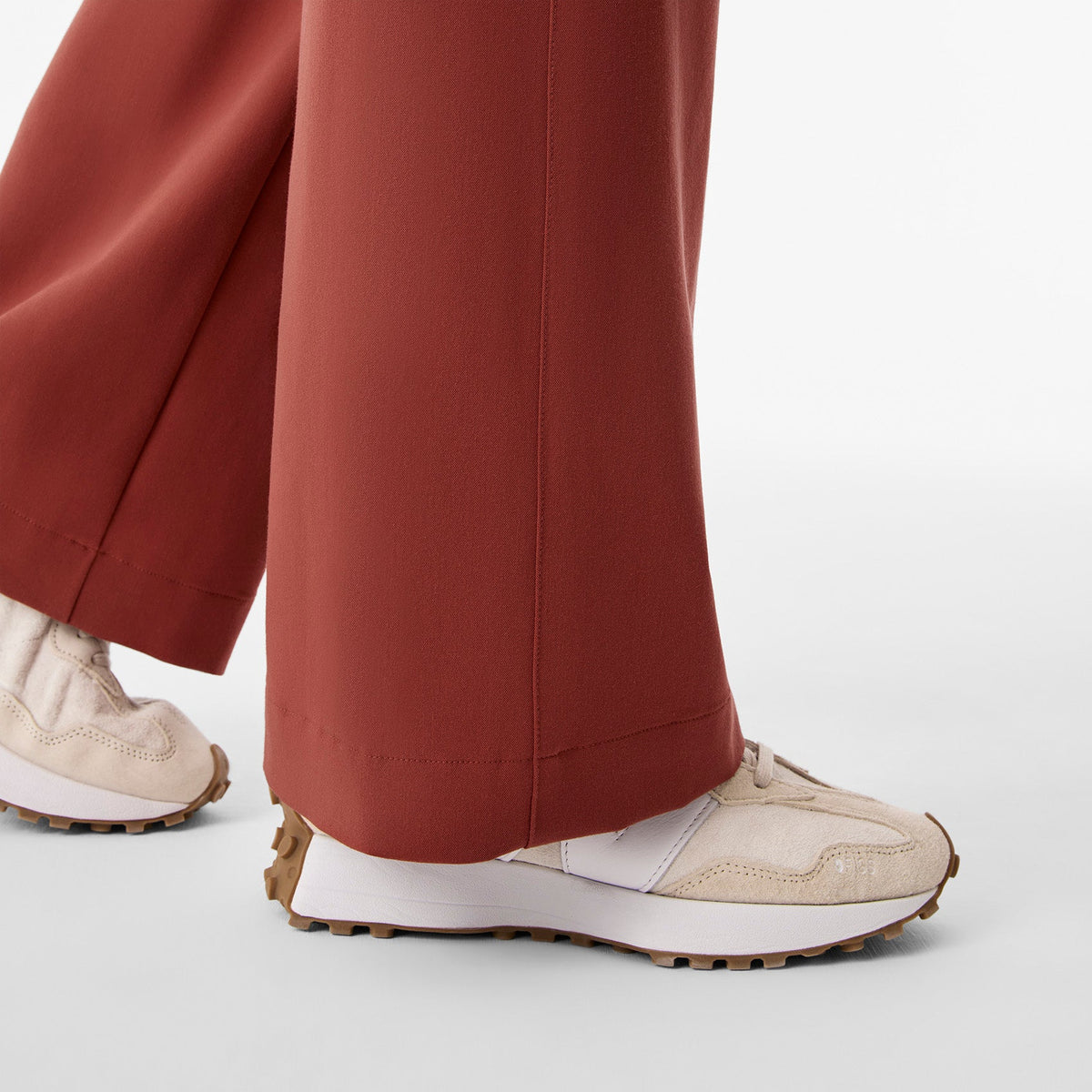 Isabel High-Rise Wide-Leg Scrub Pant - Sienna