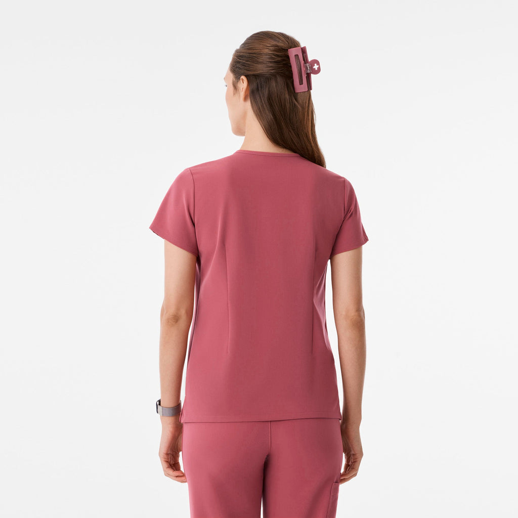Catarina Scrub Top™ - Berry Spice