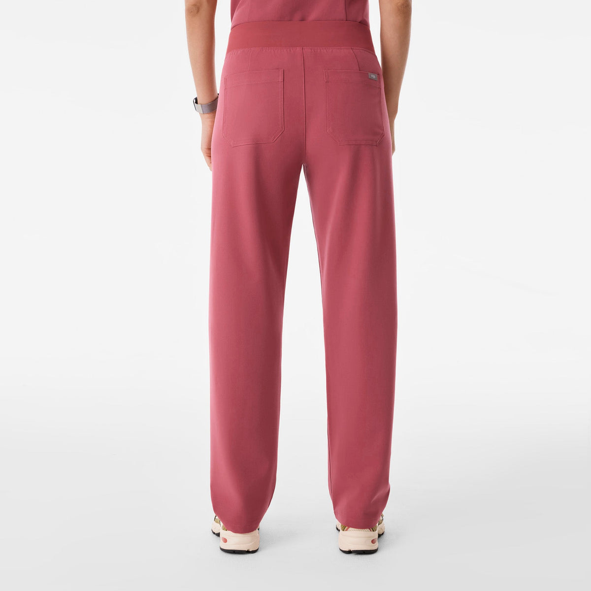 Livingston High-Rise Straight-Leg Scrub Pant™ - Berry Spice