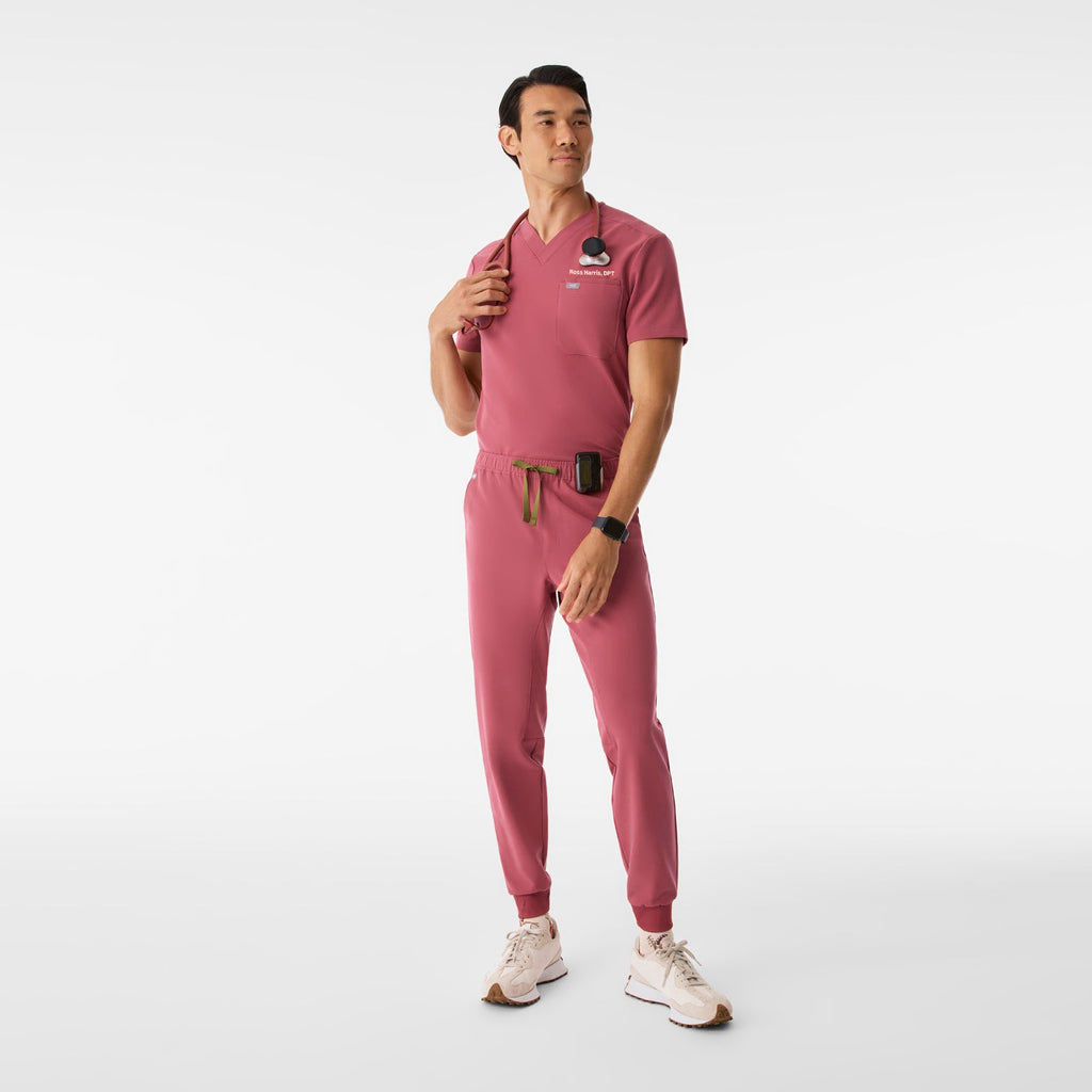 Tansen Jogger Scrub Pant™ - Berry Spice