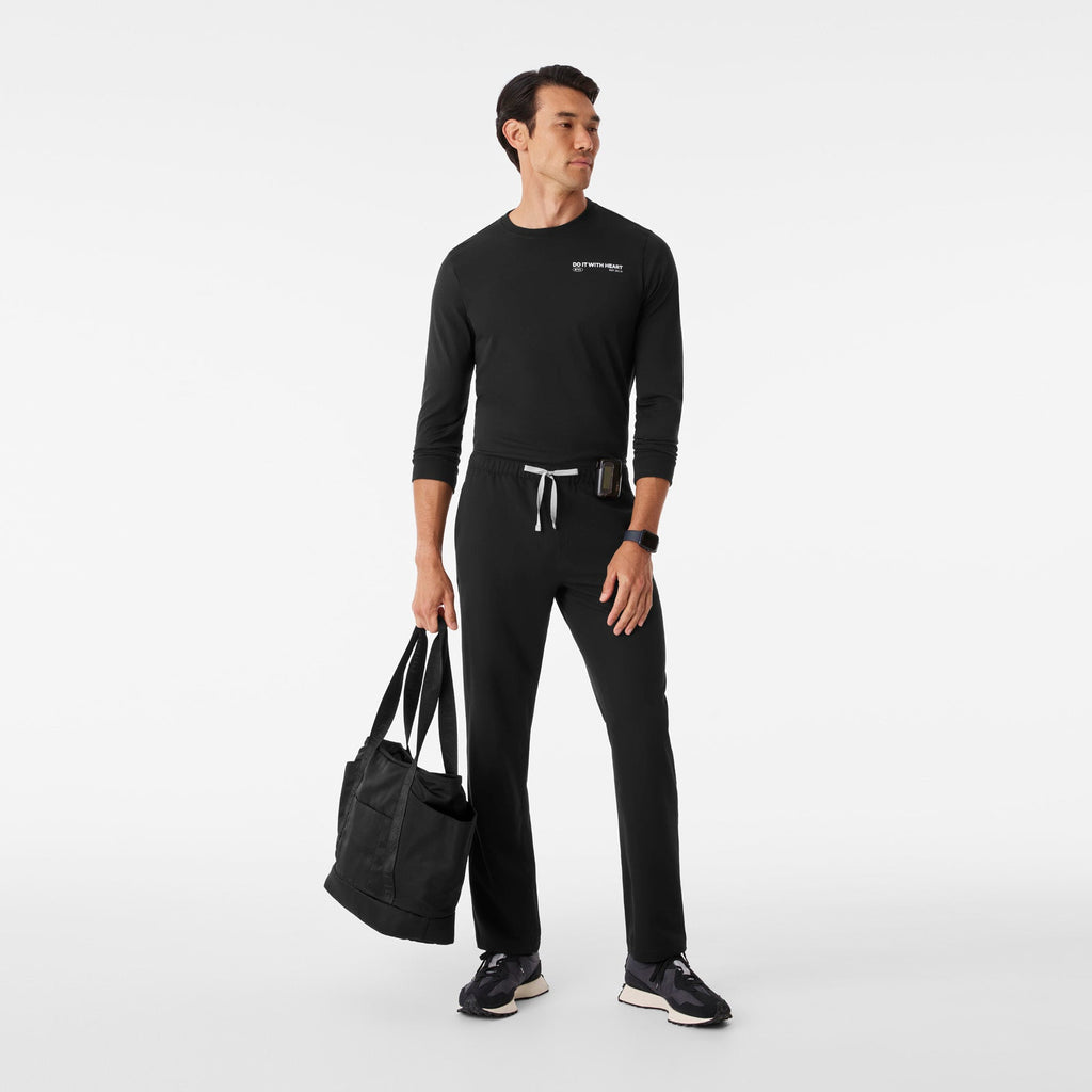Do It With Heart Long-Sleeve Tee - Black