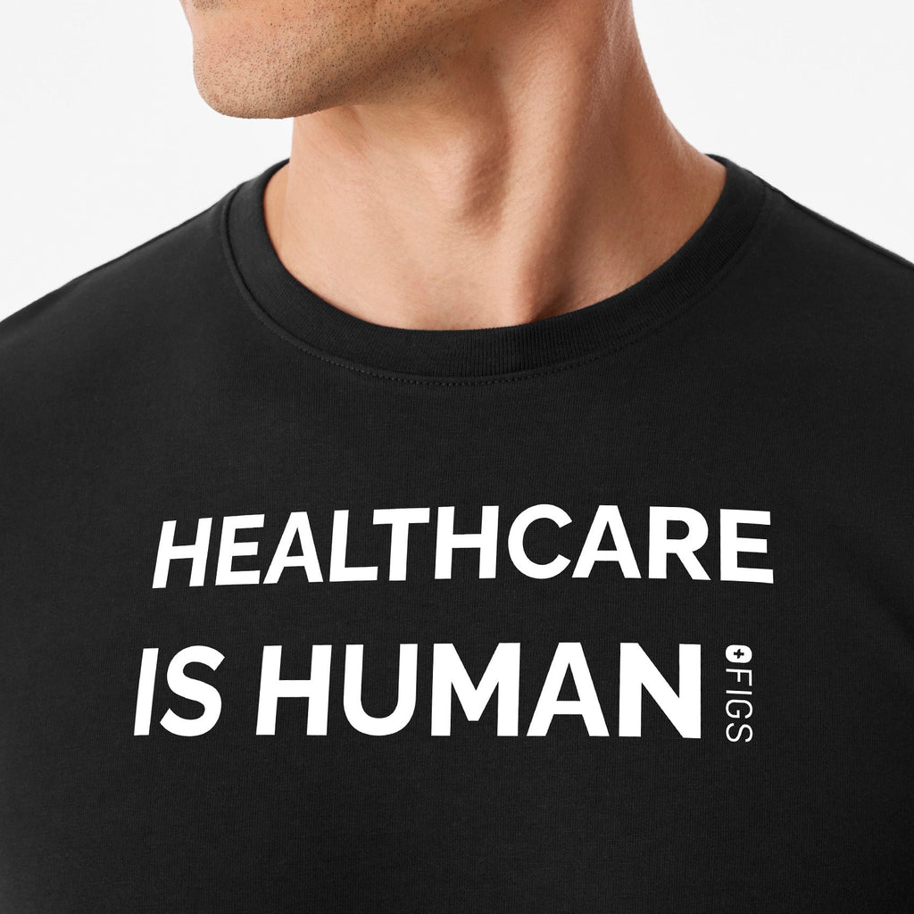 Healthcare is Human Short-Sleeve Tee - Black