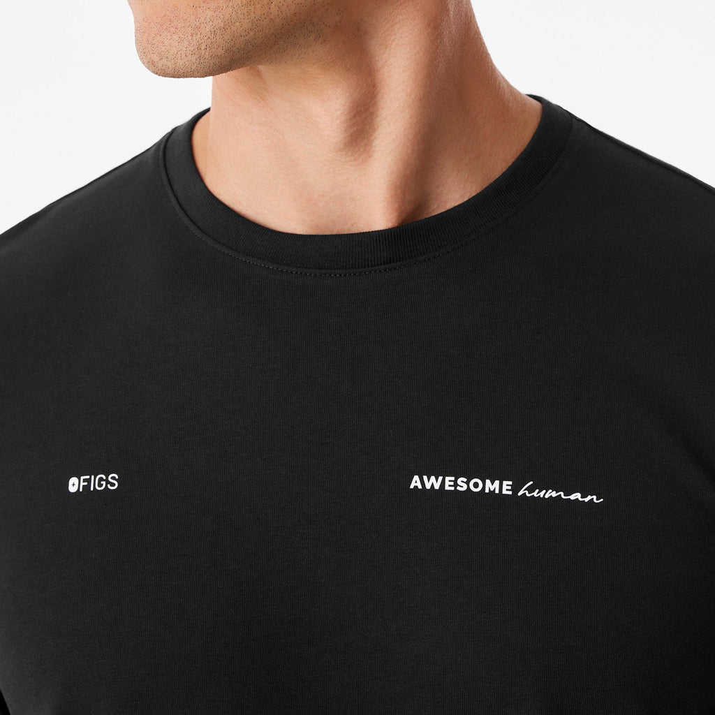Awesome Human Short-Sleeve Tee - Black