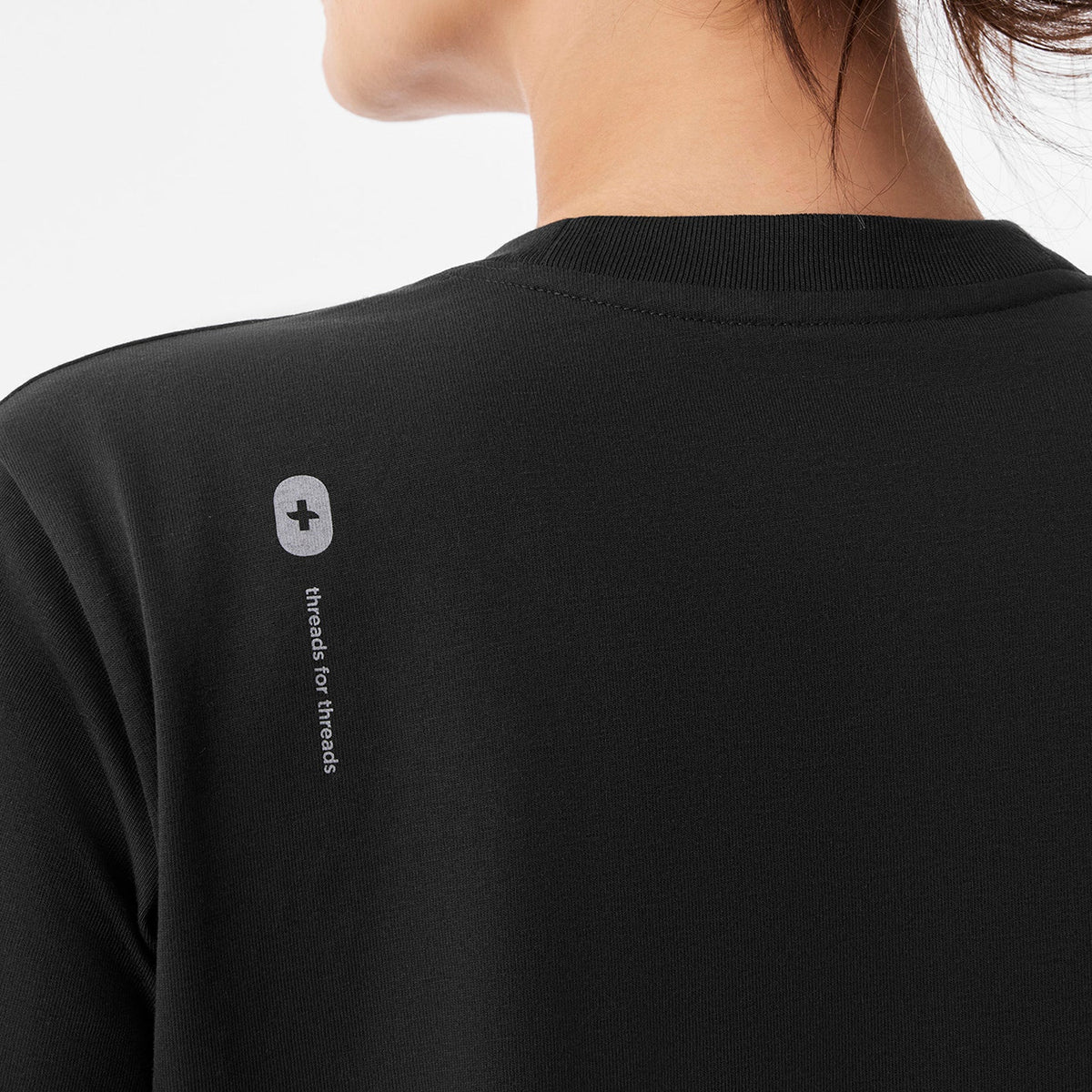 Born in LA Cropped Short-Sleeve Tee - Black
