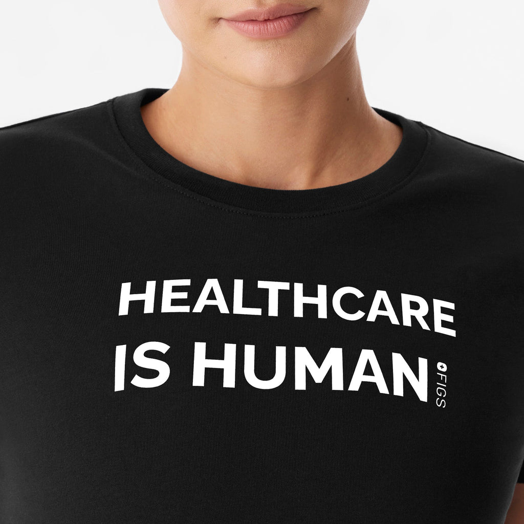 Healthcare is Human Short-Sleeve Tee - Black
