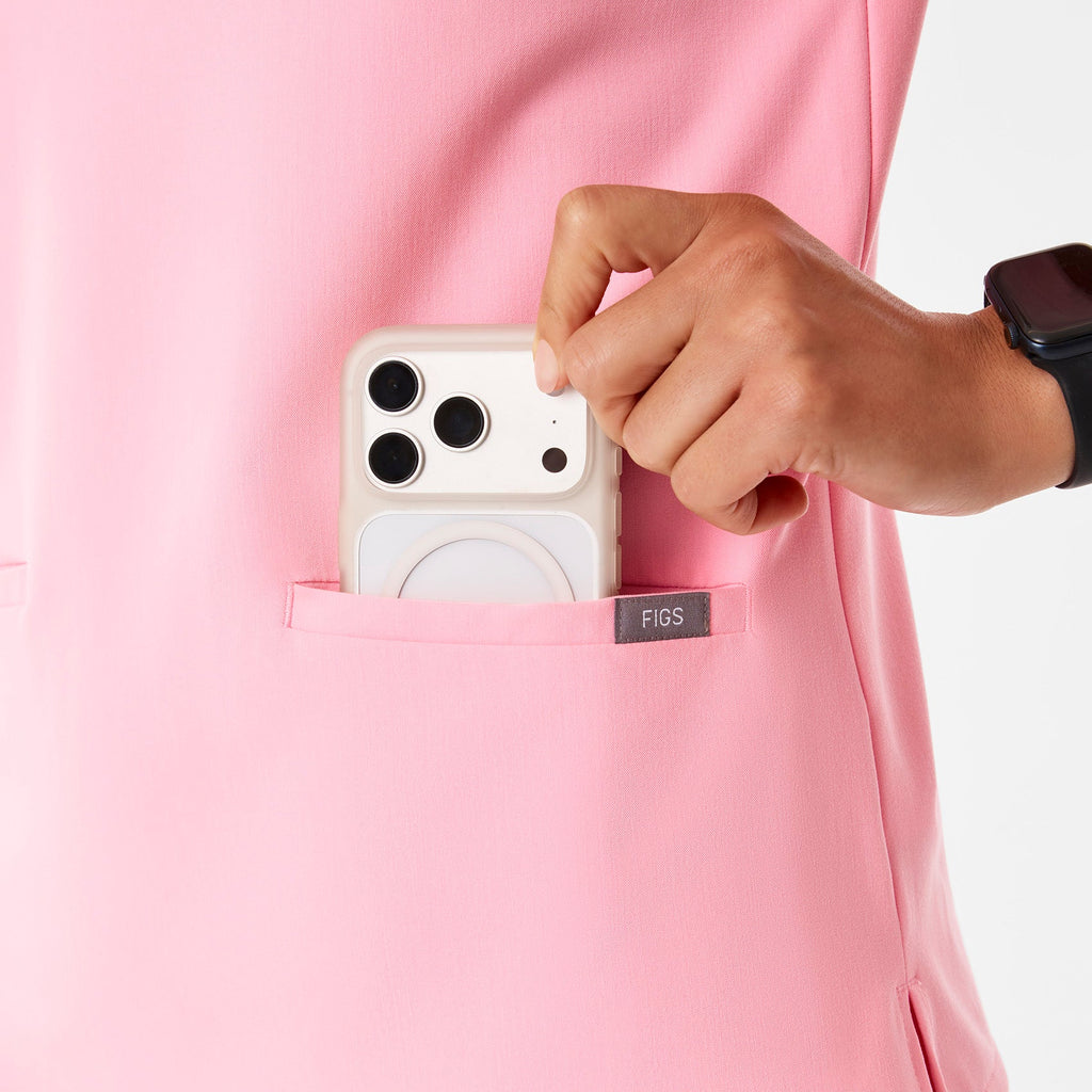 Casma Scrub Top™ - Fight Club Pink