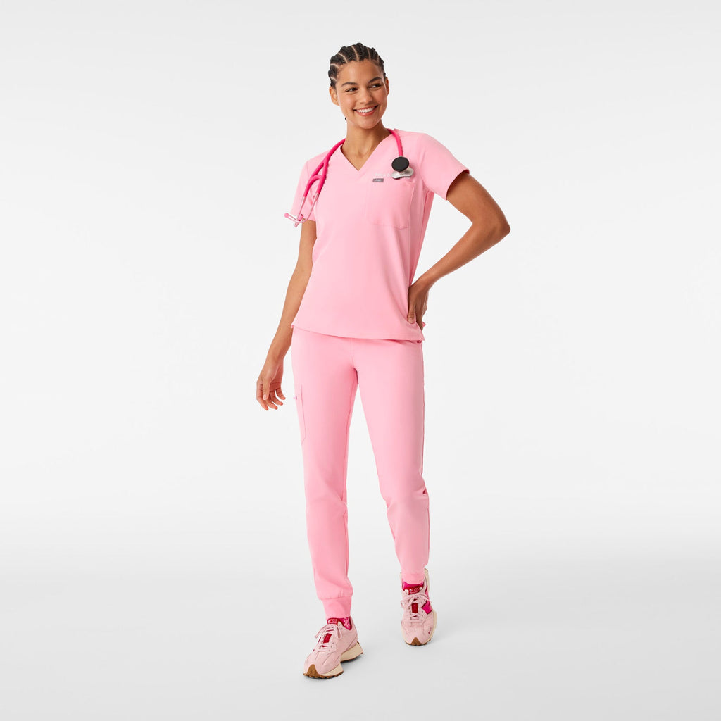 Catarina Scrub Top™ - Fight Club Pink