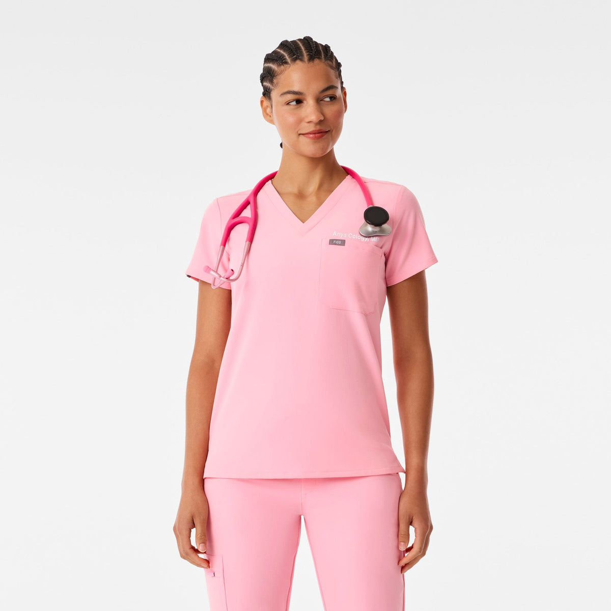 Catarina Scrub Top™ - Fight Club Pink
