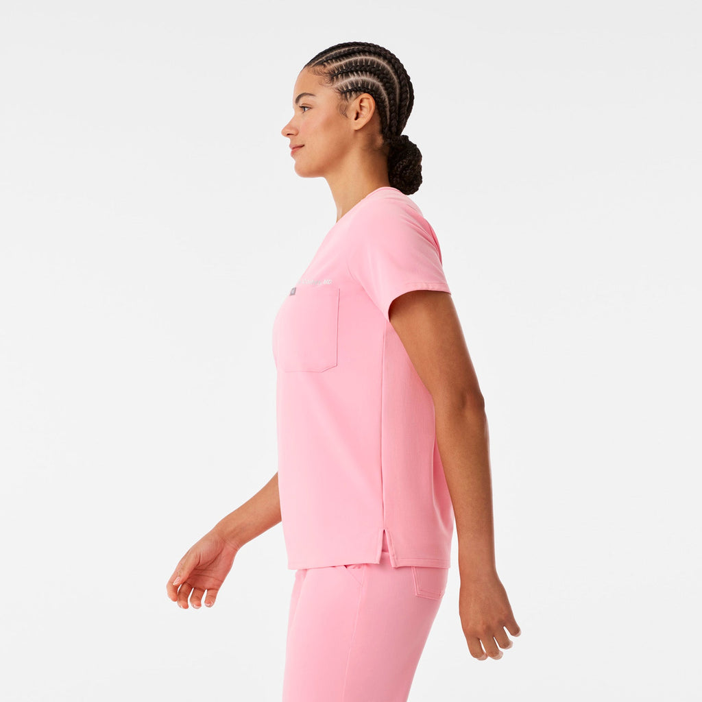 Catarina Scrub Top™ - Fight Club Pink