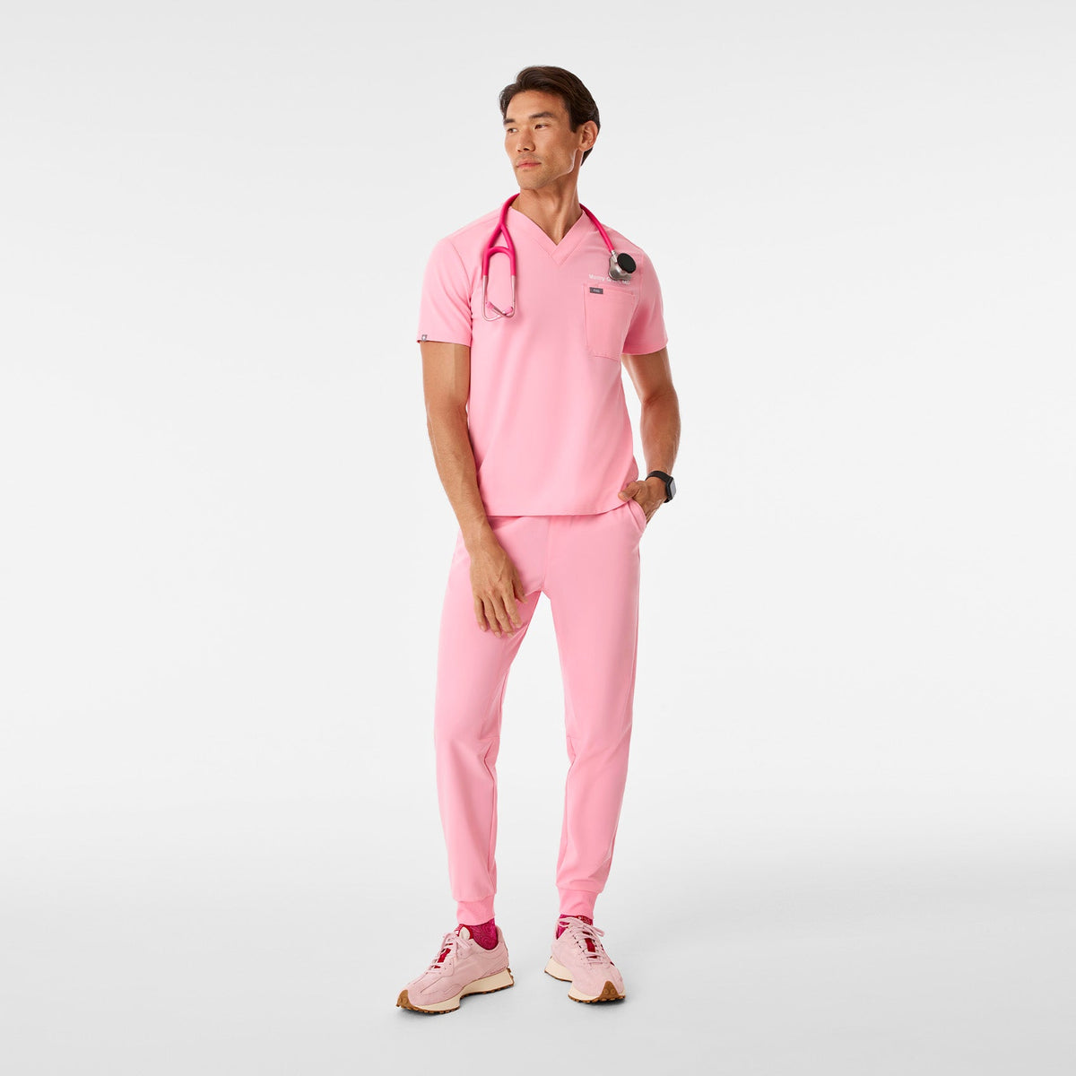 Leon Scrub Top™ - Fight Club Pink
