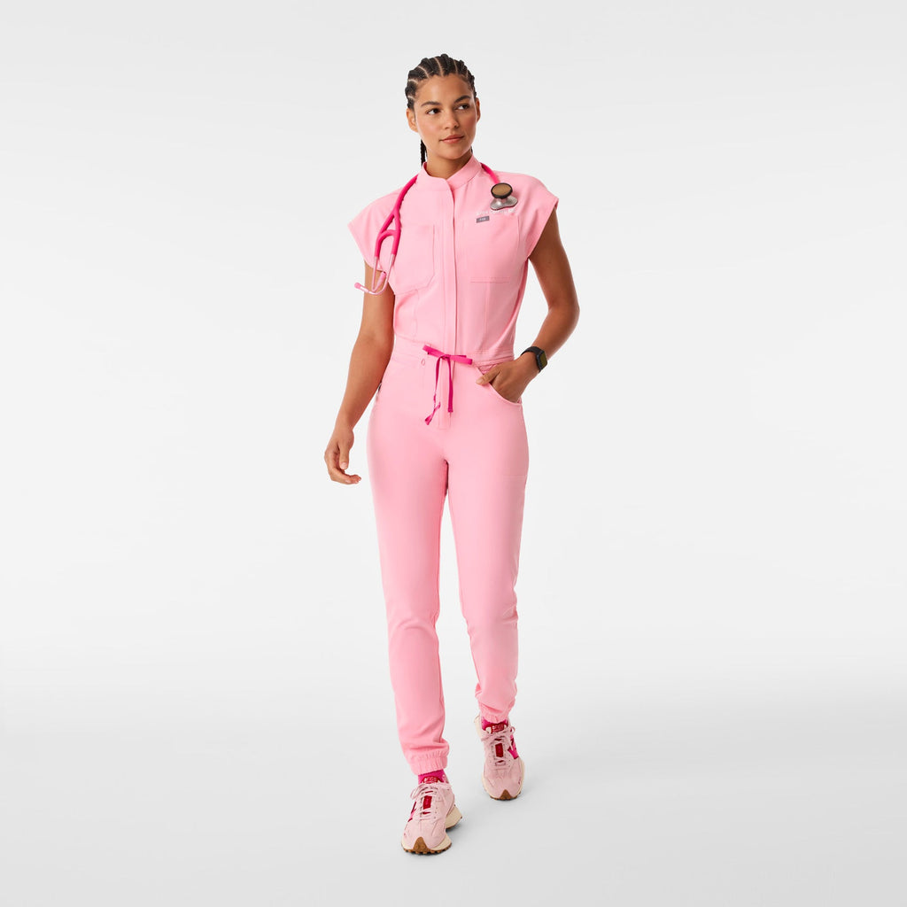 Rafaela Jogger ScrubJumpsuit™ - Fight Club Pink