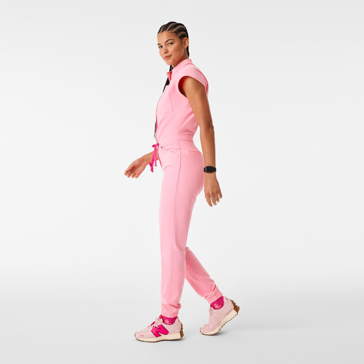 Rafaela Jogger ScrubJumpsuit™ - Fight Club Pink